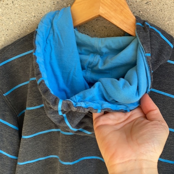 Billabong Blue Stripe Hoody - Picture 9 of 10